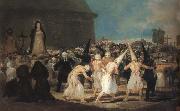 Francisco Goya The Procession oil on canvas